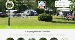 Desktop Screenshot of campingmiddendrenthe.nl